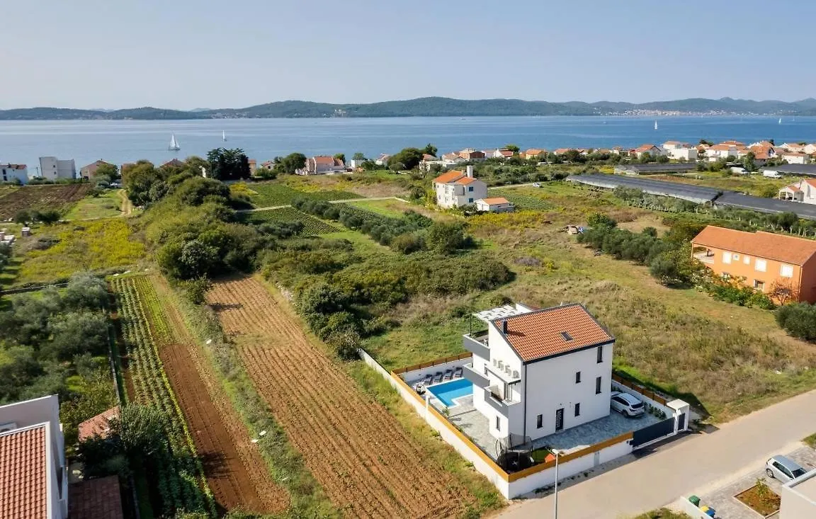 Holiday Home In Bibinje With Sea View, Balcony, Air Conditioning, Wifi 5201-1
