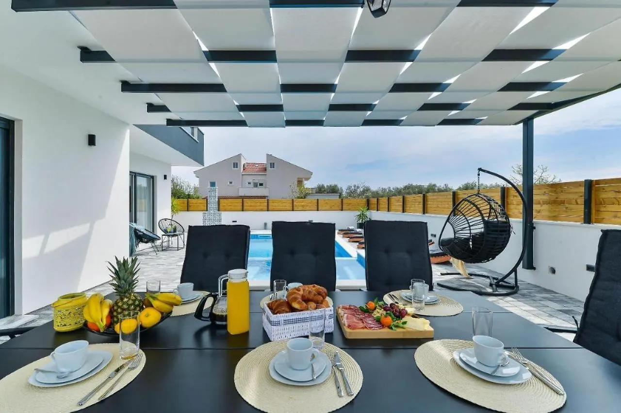 Holiday Home In Bibinje With Sea View, Balcony, Air Conditioning, Wifi 5201-1