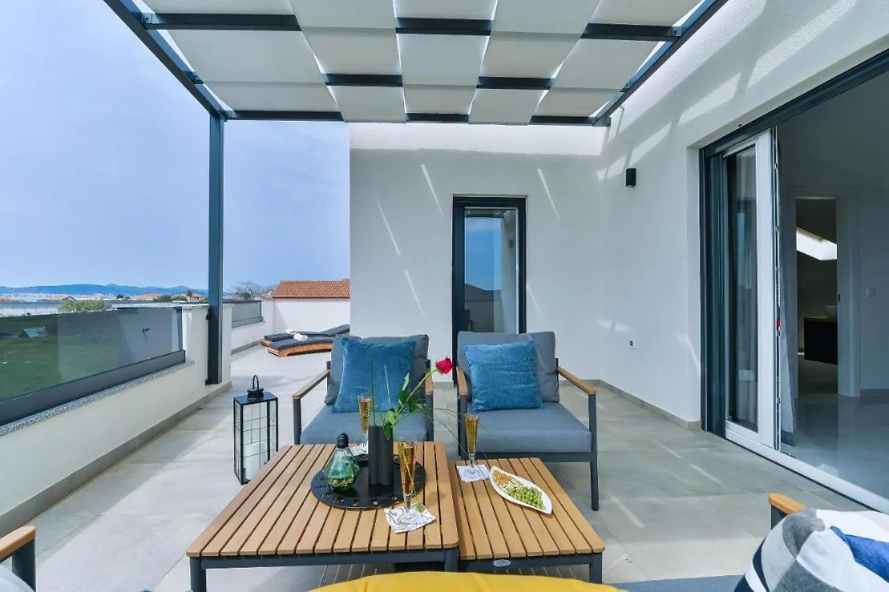 Holiday Home In Bibinje With Sea View, Balcony, Air Conditioning, Wifi 5201-1