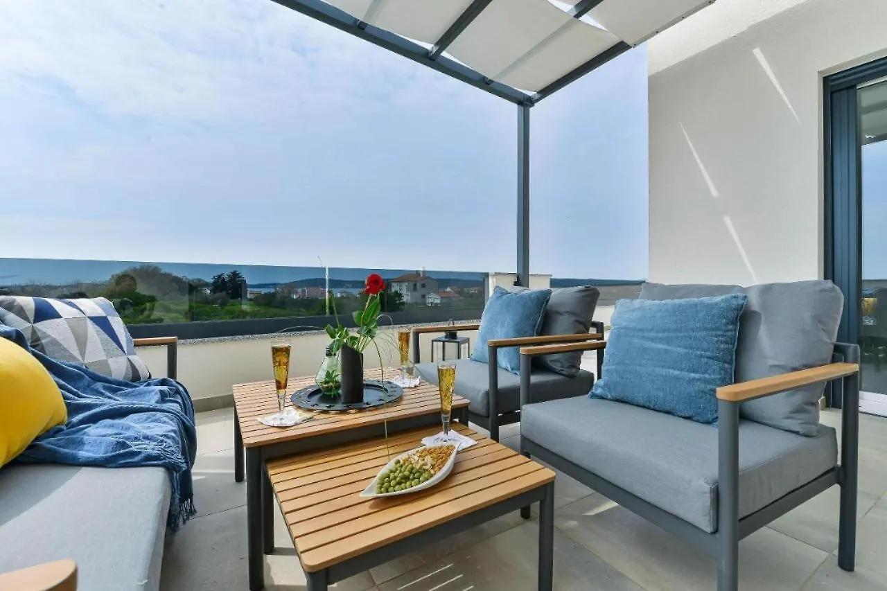 Holiday Home In Bibinje With Sea View, Balcony, Air Conditioning, Wifi 5201-1